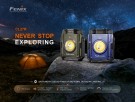 Fenix CL27R Multilykt 1600 Lumen Blå thumbnail